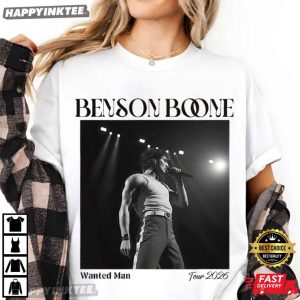 Benson Boone Wanted Man Tour 2026 Music Fan Gift T Shirt (4)