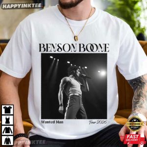 Benson Boone Wanted Man Tour 2026 Music Fan Gift T Shirt (1)