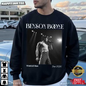 Benson Boone Wanted Man Tour 2026 Music Fan Gift T Shirt (3)