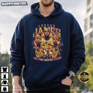 LeBron James All Time Scoring Leader LA Lakers Basketball T Shirt (2)