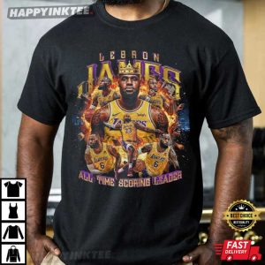 LeBron James All Time Scoring Leader LA Lakers Basketball T Shirt (3)