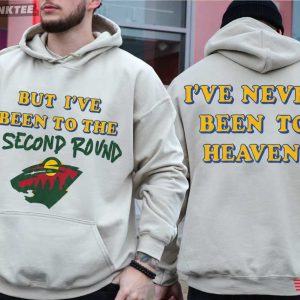 Minnesota Wild I've Never Been To Heaven Hockey T Shirt (3)