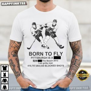Born To Fly Philadelphia Flyers Hockey Fan Gift T Shirt (1)