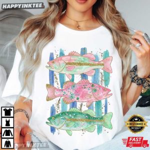Bass Fish Funny Summer Fishing T Shirt (4)