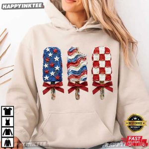Patriotic Popsicle Summer 4th Of July T Shirt (4)
