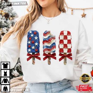 Patriotic Popsicle Summer 4th Of July T Shirt (1)