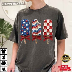 Patriotic Popsicle Summer 4th Of July T Shirt (3)