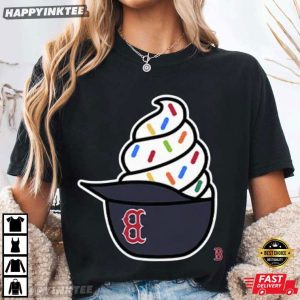 Boston Red Sox Ice Cream Helmet T Shirt (4)