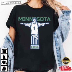 Minnesota Timberwolves Brasil Basketball T Shirt (4)