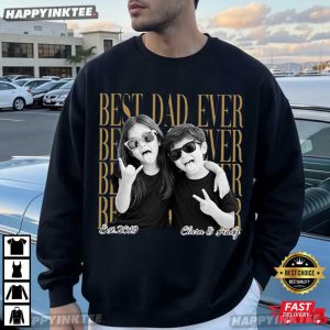Best Dad Ever Custom Picture And Name Kids T Shirt (3)