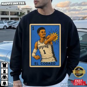 Victor Wembanyama San Antonio Spurs El Codazo T Shirt (1)