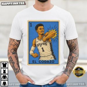 Victor Wembanyama San Antonio Spurs El Codazo T Shirt (3)