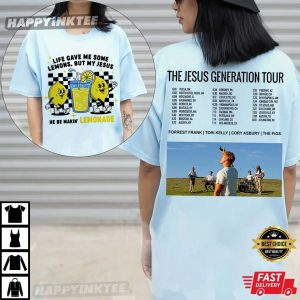 Forrest Frank Lemonade The Jesus Generation Tour T Shirt (4)