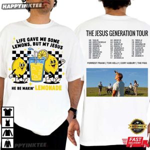 Forrest Frank Lemonade The Jesus Generation Tour T Shirt (1)