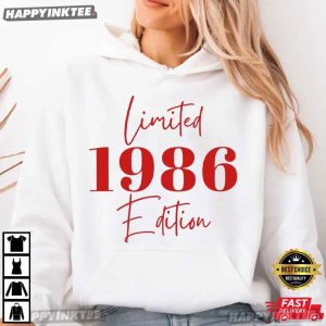Limited Edition 1986 Birthday Gift T Shirt (4)