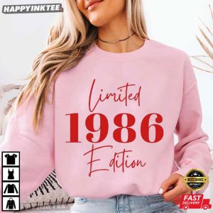 Limited Edition 1986 Birthday Gift T Shirt (1)