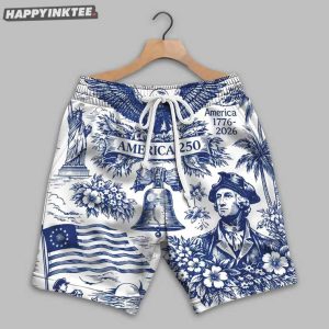 250 Years of America Celebration 4th of July Hawaiian Shirt And Shorts (1)