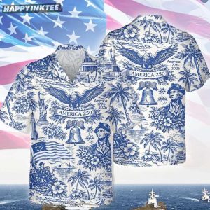 250 Years of America Celebration 4th of July Hawaiian Shirt And Shorts (2)