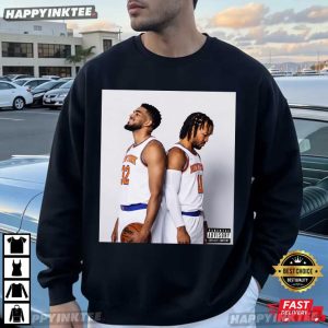 Jalen Brunson Karl Anthony Towns Funny Meme Basketball T Shirt (1)