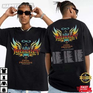 Journey Final Frontier Tour 2026 Retro Rock Band Concert T Shirt (1)