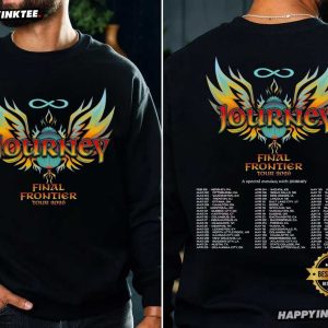 Journey Final Frontier Tour 2026 Retro Rock Band Concert T Shirt (2)