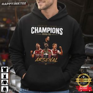 Arsenal Premier League Champions 2025 26 Football Soccer T Shirt (1)