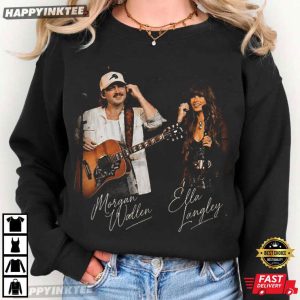 Ella Langley Morgan Wallen Western Country Music Concert T Shirt (3)