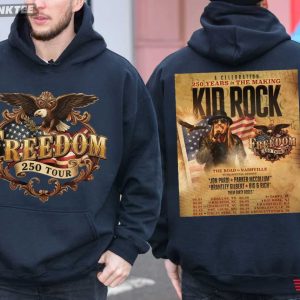 Freedom 250 Tour The Road To Nashville Kid Rock Patriotic Concert T Shirt (2)