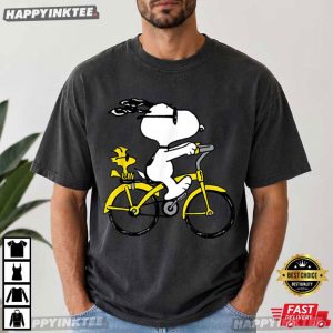 Snoopy And Woodstock Bike Riding Summer Vibes T Shirt (3)
