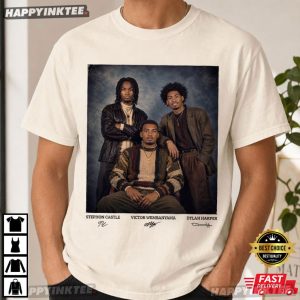 Victor Wembanyama Stephon Castle Dylan Harper Spurs Basketball T Shirt (2)