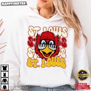 St Louis Cardinals Mascot Baseball T Shirt (4)
