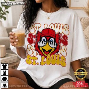 St Louis Cardinals Mascot Baseball T Shirt (1)