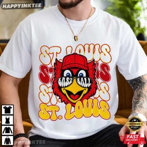 St Louis Cardinals Mascot Baseball T Shirt (2)