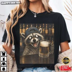 Raccoon Beer USA Patriotic 4th of July T Shirt (3)
