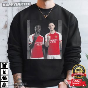 Bukayo Saka And Declan Rice Middle Finger Soccer Meme T Shirt (1)