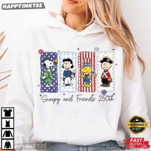 Snoopy And Friends America 250th Anniversary Patriotic T Shirt (3)