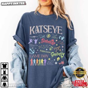 Katseye Beautiful Chaos Tour Kpop Music T Shirt (4)