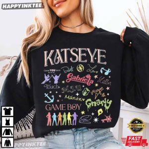 Katseye Beautiful Chaos Tour Kpop Music T Shirt (1)