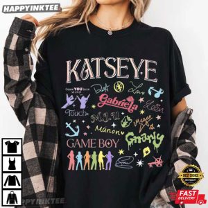 Katseye Beautiful Chaos Tour Kpop Music T Shirt (3)