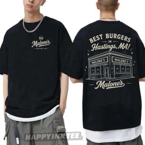 Malone's Bar Burger Restaurant Off Campus Movie T Shirt (3)