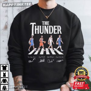 Oklahoma City Thunder Abbey Road Basketball Gift T Shirt (1)