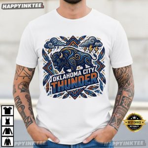 Oklahoma City Thunder Rumble the Bison Basketball NBA T Shirt (3)