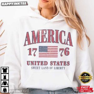 America 1776 United States Sweet Land Of Liberty 4th Of July T Shirt (2)