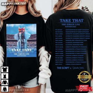 Take That The Circus Live Summer 2026 Tour T Shirt (1)