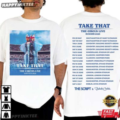 Take That The Circus Live Summer 2026 Tour T-Shirt