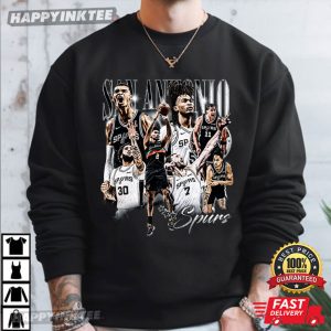 Wembanyama Castle Harper Kornet San Antonio Spurs Basketball T Shirt (3)