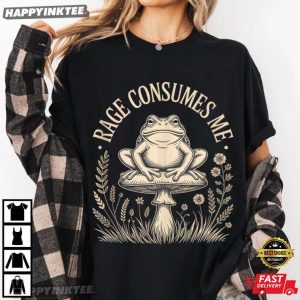 Cute Frog Rage Consumes Me Meme T Shirt (1)