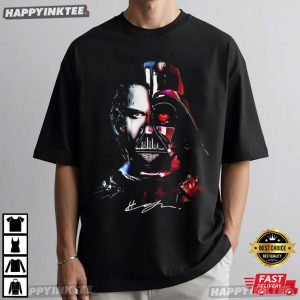 Darth Vader Anakin Skywalker Half Face Star Wars T Shirt (3)