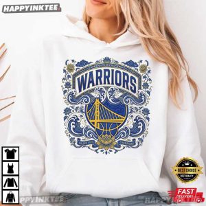 Golden State Warriors Champions Basketball Folk Art T Shirt (2)