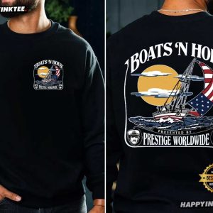 Boats N Hoes Prestige Worldwide Patriotic Fishing Summer Vacation T Shirt (4)